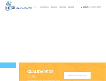 Tablet Screenshot of hnadaptacoes.com.br